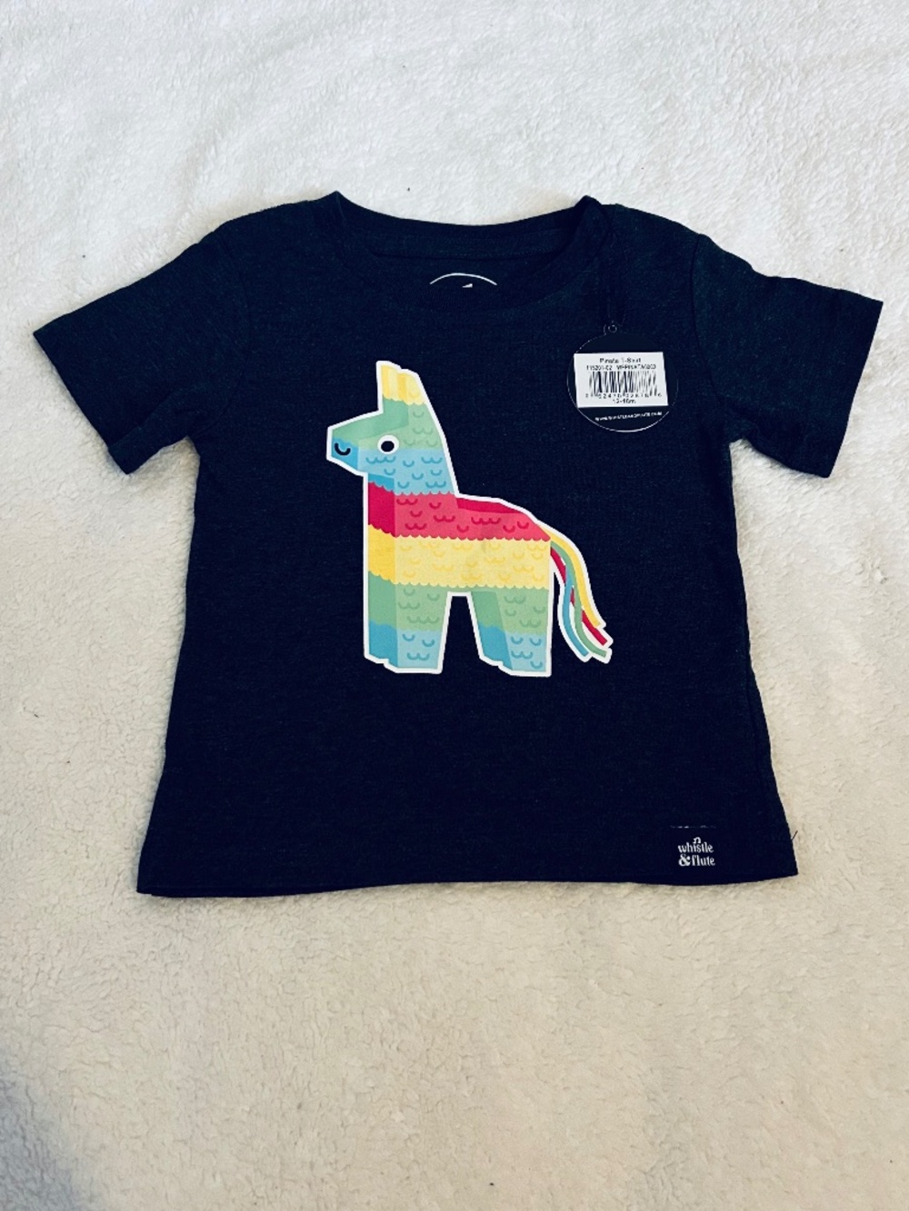 Whistle and flute piñata tshirt 12-18 months new with tags